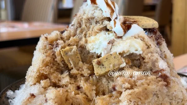 ガスト純氷かき氷 カフェモカの中に入ったホイップクリームと紅茶のクッキー - ゆりママんブログ ガスト純氷かき氷 カフェモカの中に入ったホイップクリームと紅茶のクッキー