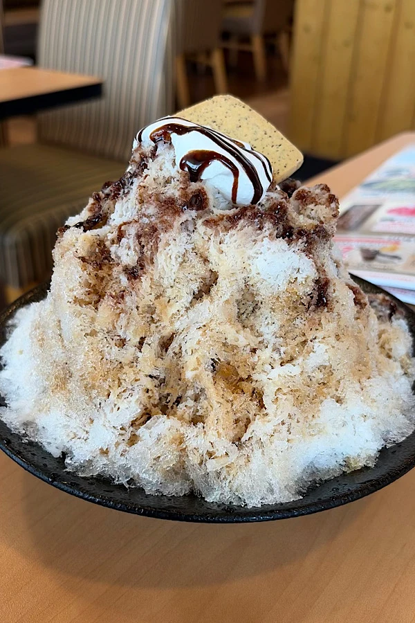 ガスト純氷かき氷 カフェモカ味 - ゆりママんブログ ガスト純氷かき氷 カフェモカ味