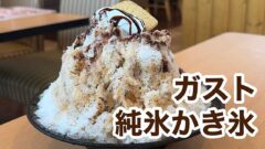 ガストの純氷かき氷 カフェモカ味（2026年夏限定メニュー）