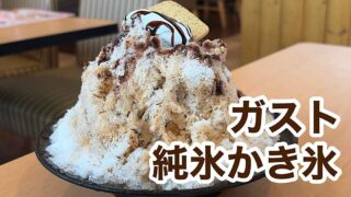 ガストの純氷かき氷 カフェモカ味（2026年夏限定メニュー）