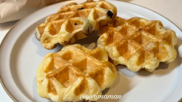 テイクアウトしたワッフルのサウルのワッフル各種