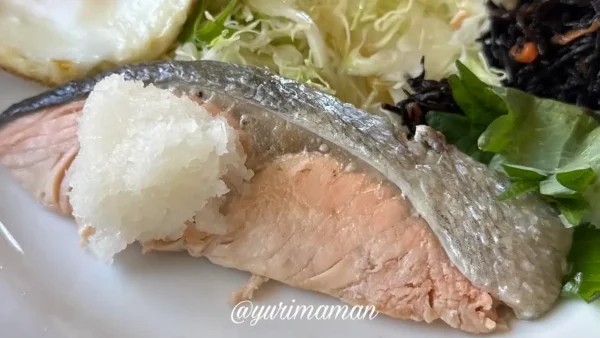 ジョイフル モーニング 焼鮭と大根おろし