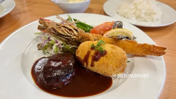 松山市の洋食レストラン アルジャンのアルジャンセット