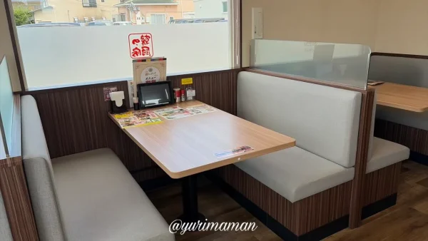 ミョンドンヤ古川店のボックス席 - ゆりママんブログ ミョンドンヤ古川店のボックス席