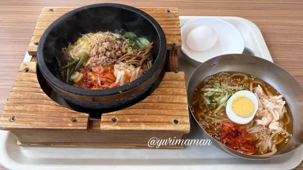 ミョンドンヤ古川店の石焼ビビンバと韓国風冷麺のランチセット - ゆりママんブログ ミョンドンヤ古川店の石焼ビビンバと韓国風冷麺のランチセット