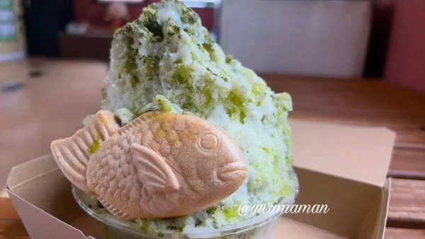 日本一たい焼 愛媛松前店の抹茶かき氷 - ゆりママんブログ 日本一たい焼 愛媛松前店の抹茶かき氷