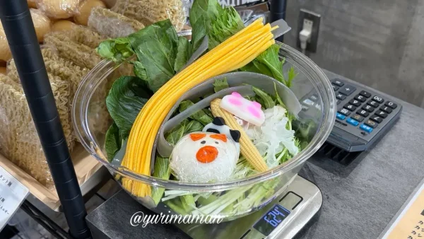 新居浜市の麻辣湯専門店「香辣（シャンラー）」で取った具材たち