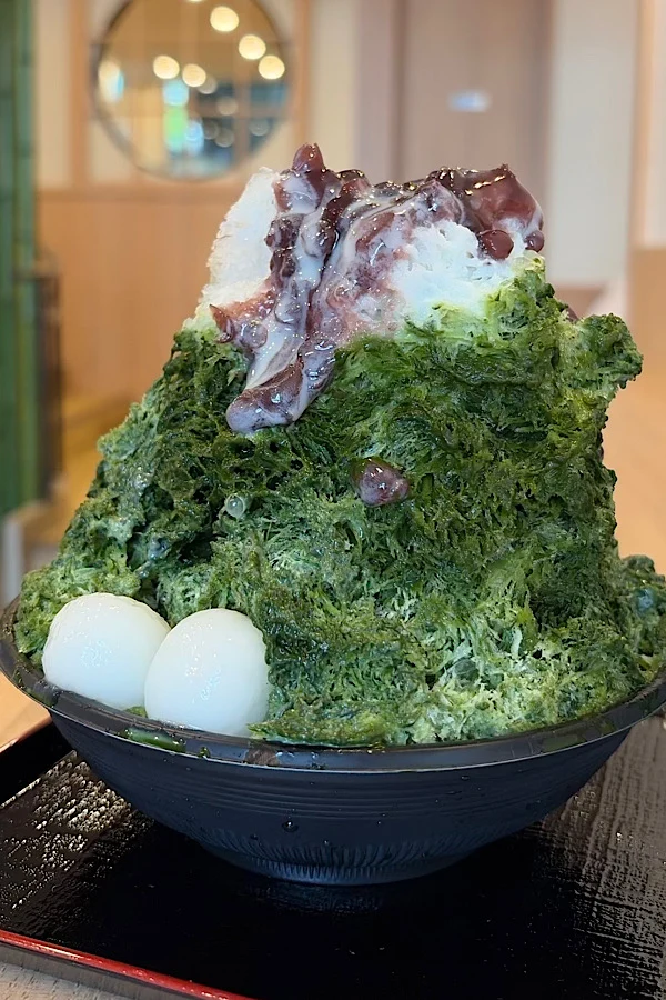 茶寮伊藤園の抹茶ミルクかき氷 - ゆりママんブログ 茶寮伊藤園の抹茶ミルクかき氷