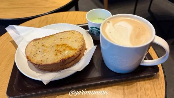 スターバックスのモーニング クロックムッシュとソイラテ - ゆりママんブログ スターバックスのモーニング クロックムッシュとソイラテ