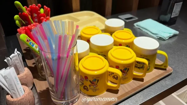 たかのこレストランの子ども用食器 - ゆりママんブログ たかのこレストランの子ども用食器