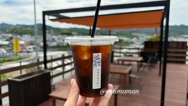 とべそらテラスで飲んだアイスコーヒー