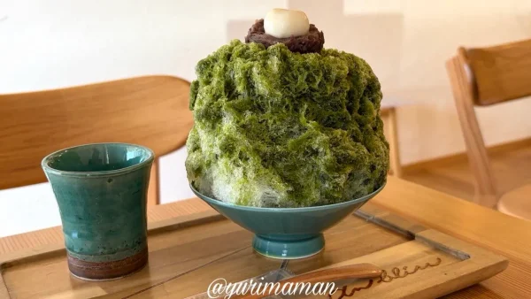 アンブリスの宇治抹茶かき氷02 - ゆりママんブログ アンブリスの宇治抹茶かき氷02