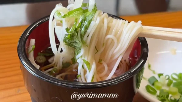薬師谷そうめん流しのそうめんを実食 - ゆりママんブログ 薬師谷そうめん流しのそうめんを実食