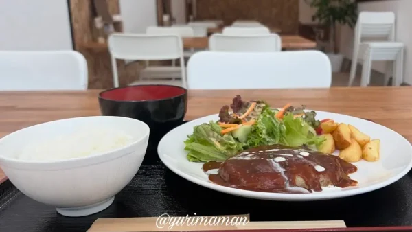 カントリーハウスFのボリューム満点ハンバーグ定食02