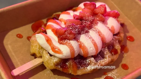 いちご日和のいちごを使ったクロッフル02 - ゆりママんブログ いちご日和のいちごを使ったクロッフル02