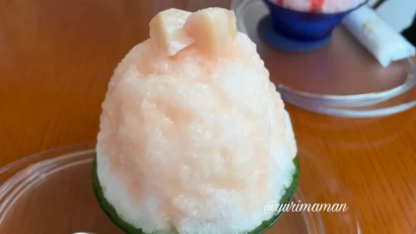 ゴトウ洋菓子店の白桃かき氷 - ゆりママんブログ ゴトウ洋菓子店の白桃かき氷