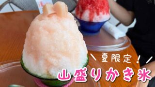 四国中央市 ゴトウ洋菓子店の夏限定白桃かき氷