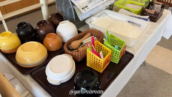 道の駅きさいや広場 食のひろばの子ども用のカトラリー