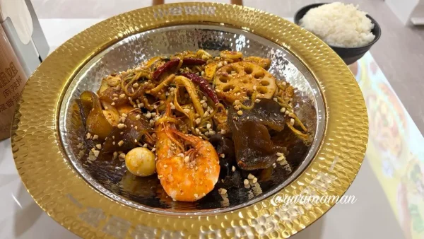 麻辣香鍋と一緒に楽しんだごはん