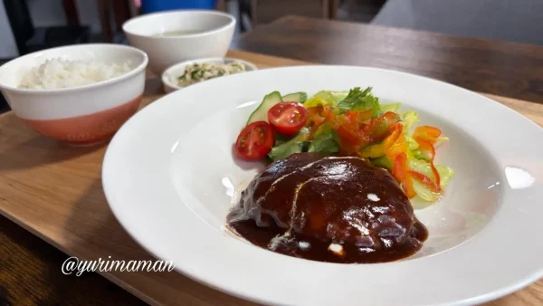 P.P cafeの煮込みハンバーグランチ - ゆりママんブログ P.P cafeの煮込みハンバーグランチ