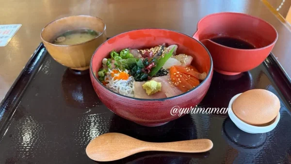 宇和島きさいや広場で食べたぶっかけひぶりめし