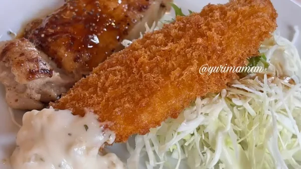 ジョイフル土曜日の日替りランチ 白身魚フライ