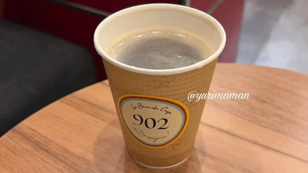 ラ・ブランシュクレープ902のコーヒー