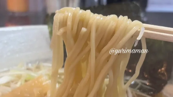 麺屋TORIKOのらーめんの麺