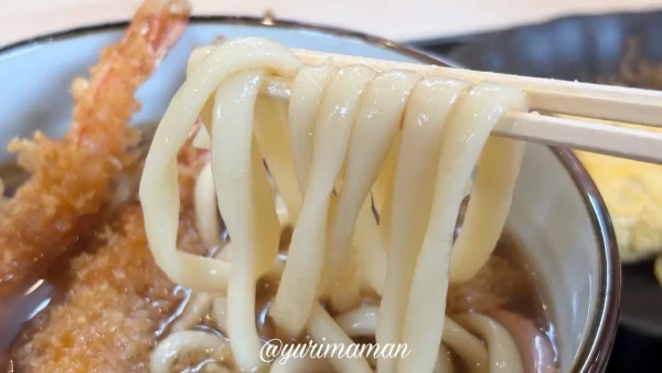 津島つむぎやのもちもち食感のうどん