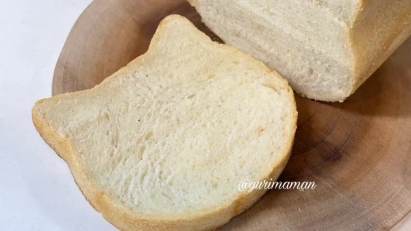 あこ天然酵母を使ったNie1066のかわいいねこ食パン02