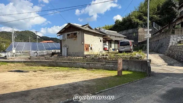 今治市大島のパン屋さんNie1066の駐車場