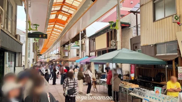 にいはまパンマルシェ2026 登り道サンロード商店街の会場