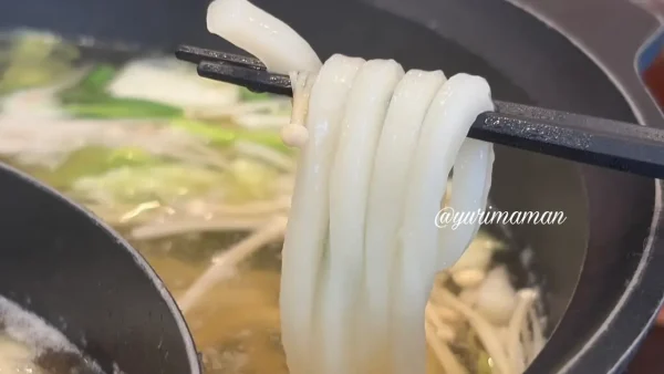 しゃぶ葉の最安値ランチで食べ放題のうどん