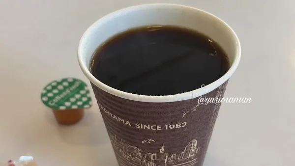 すき家の朝食セットのコーヒー