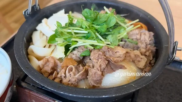 吉野家の牛すき鍋膳